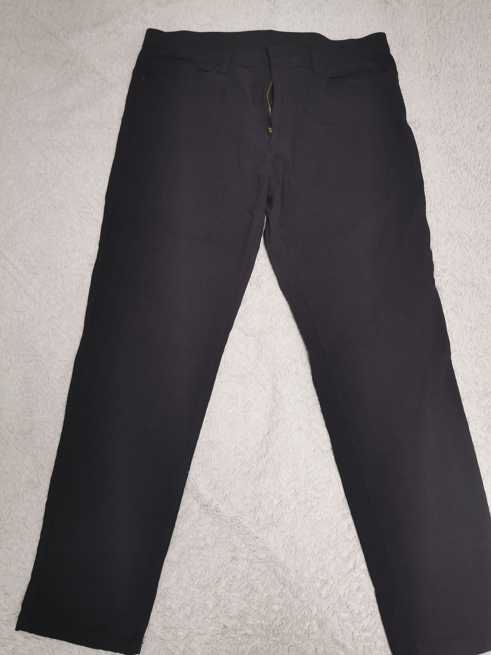 Men's Black Pants - Classic Straight Fit